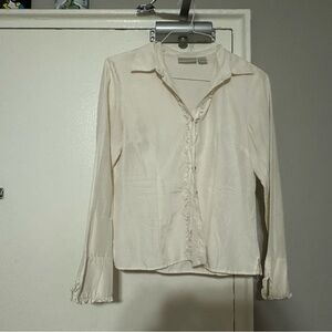 Worthington Cream Button Down Shirt